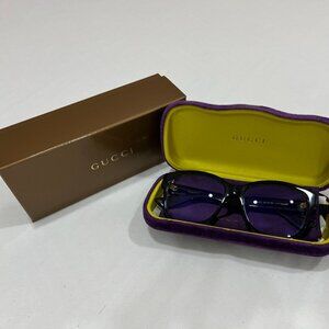 Gucci Glasses Black Blue Light Lenses